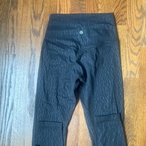 Lululemon align 25” leggings with fun pattern